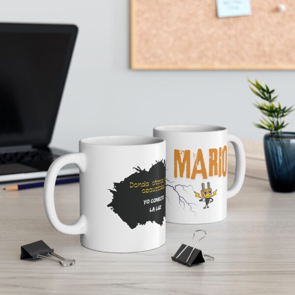 Taza Electricista back and front